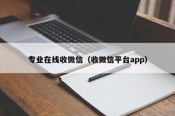 专业在线收微信（收微信平台app）